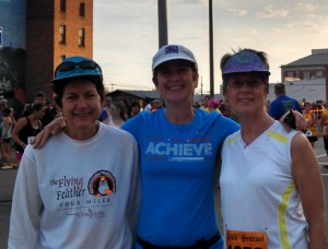 Pat, me and Nancy at the start of the race.