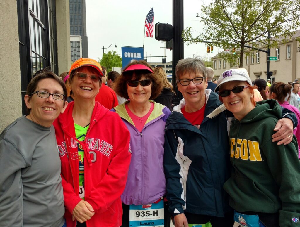 We fast walked the Capital City or cap City Half Marathon. We race walked and walk fast the entire half marathon.