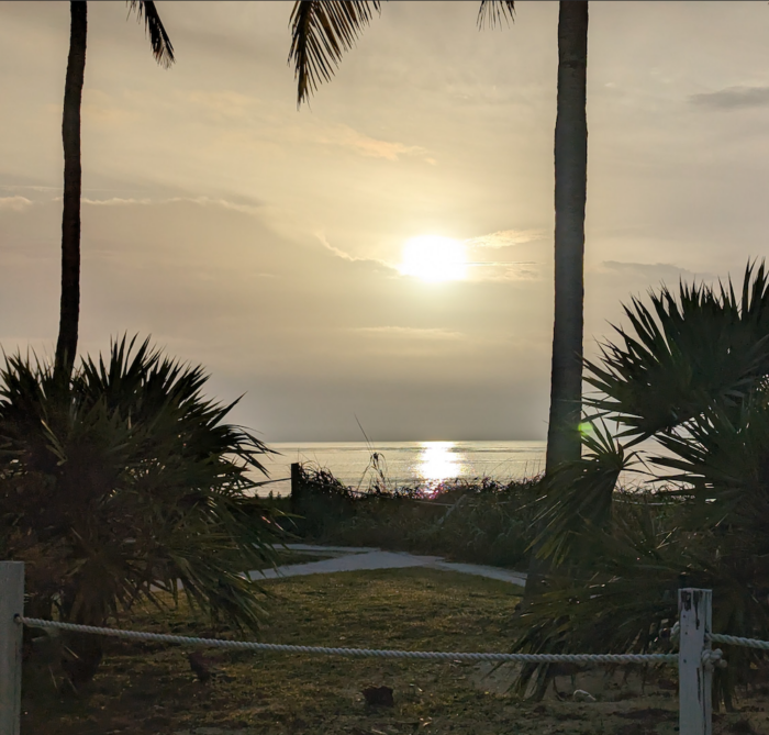 sunrise in Key West during the Key West Half Marathon