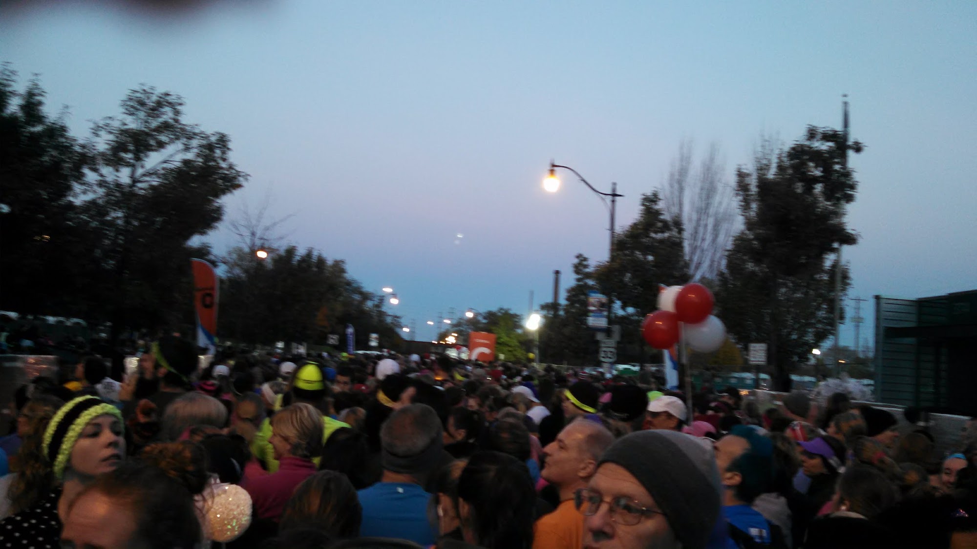 Columbus marathonhalf marathon with Buckeye Striders who race walked and speed walked the half marathon. They all loved Walk Magazine.