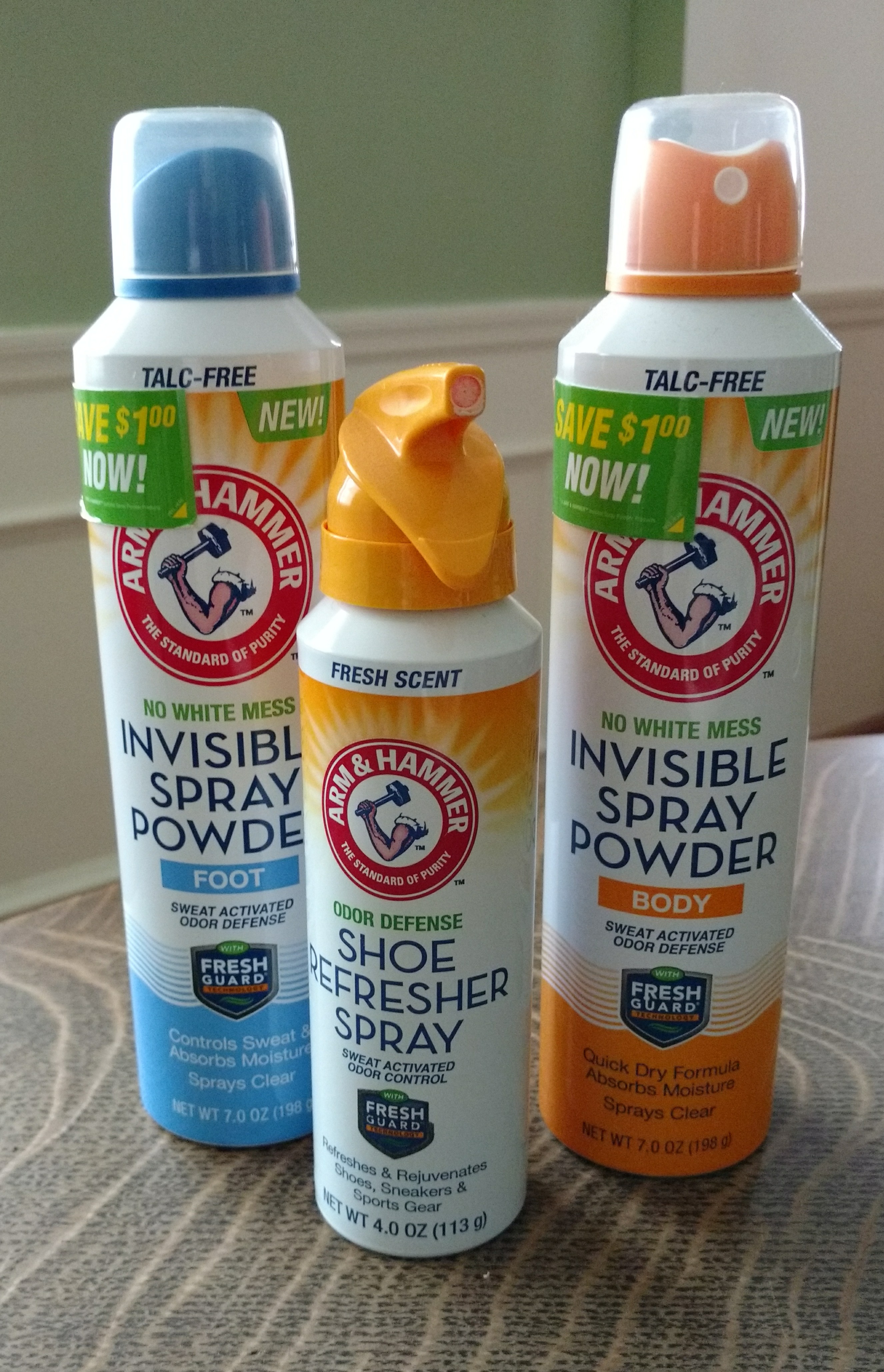 Trying Arm&Hammer Foot and Shoe Sprays
